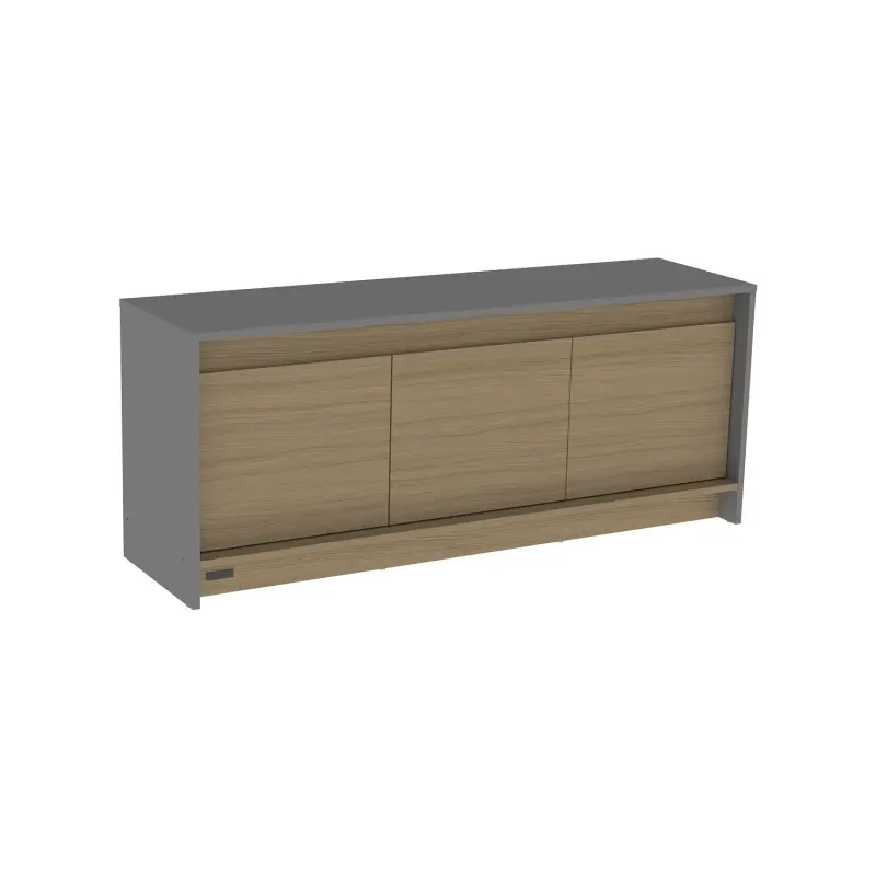 Rack tv minimal 130 Grafito / avellana 
